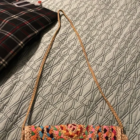 Vintage hand woven shoulder bag / purse - Picture 7 of 8
